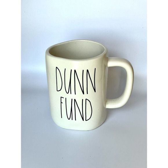 New RAE DUNN Artisan Collection LL "DUNN FUND" Mug By Magenta - Picture 3 of 4